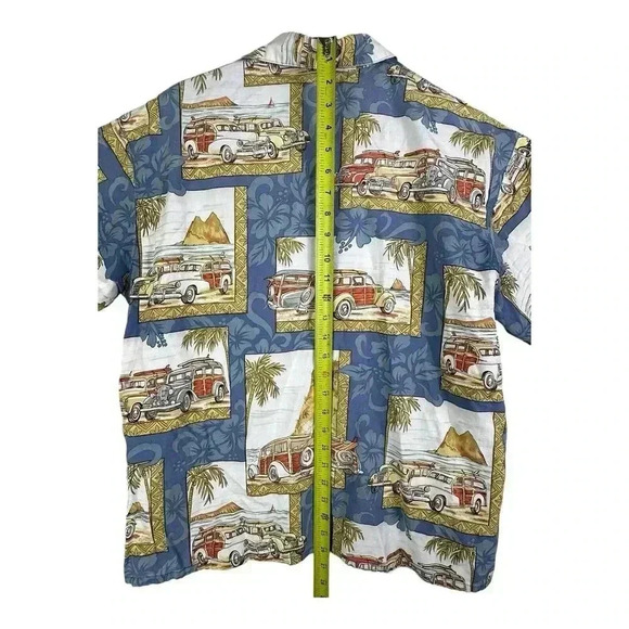 MATT RIDER HAWAIIAN SHIRT MEN'S S - LAGUNA BEACH, CALIFORNIA - MADE IN USA Cars - Picture 10 of 13